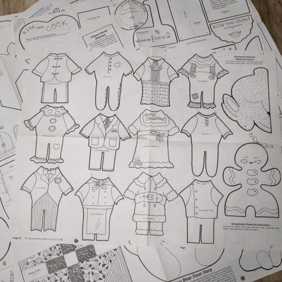 Lot of 20 Wood Craft Patterns Woodworking Pattern Club VTG 1990s - MISC F BONUS - Picture 9 of 16